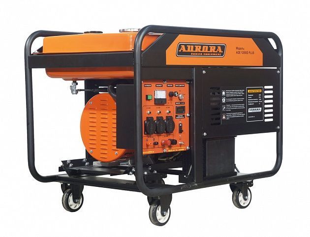 Генератор бензиновый Aurora AGE 12000 D PLUS - фото