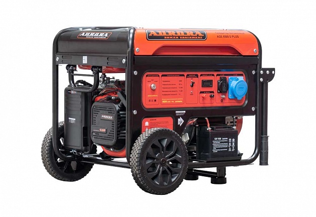 Генератор бензиновый Aurora AGE 8500 D PLUS - фото
