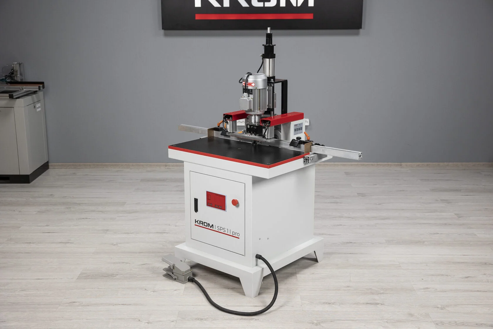 Присадочный станок с двумя шпинделями для горизонтального и вертикального сверления KROM SPS 1 PRO - фото