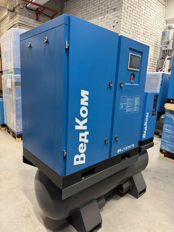 Компрессор винтовой ВедКом ВК-J 15/10 TG с частотным преобразователем - фото