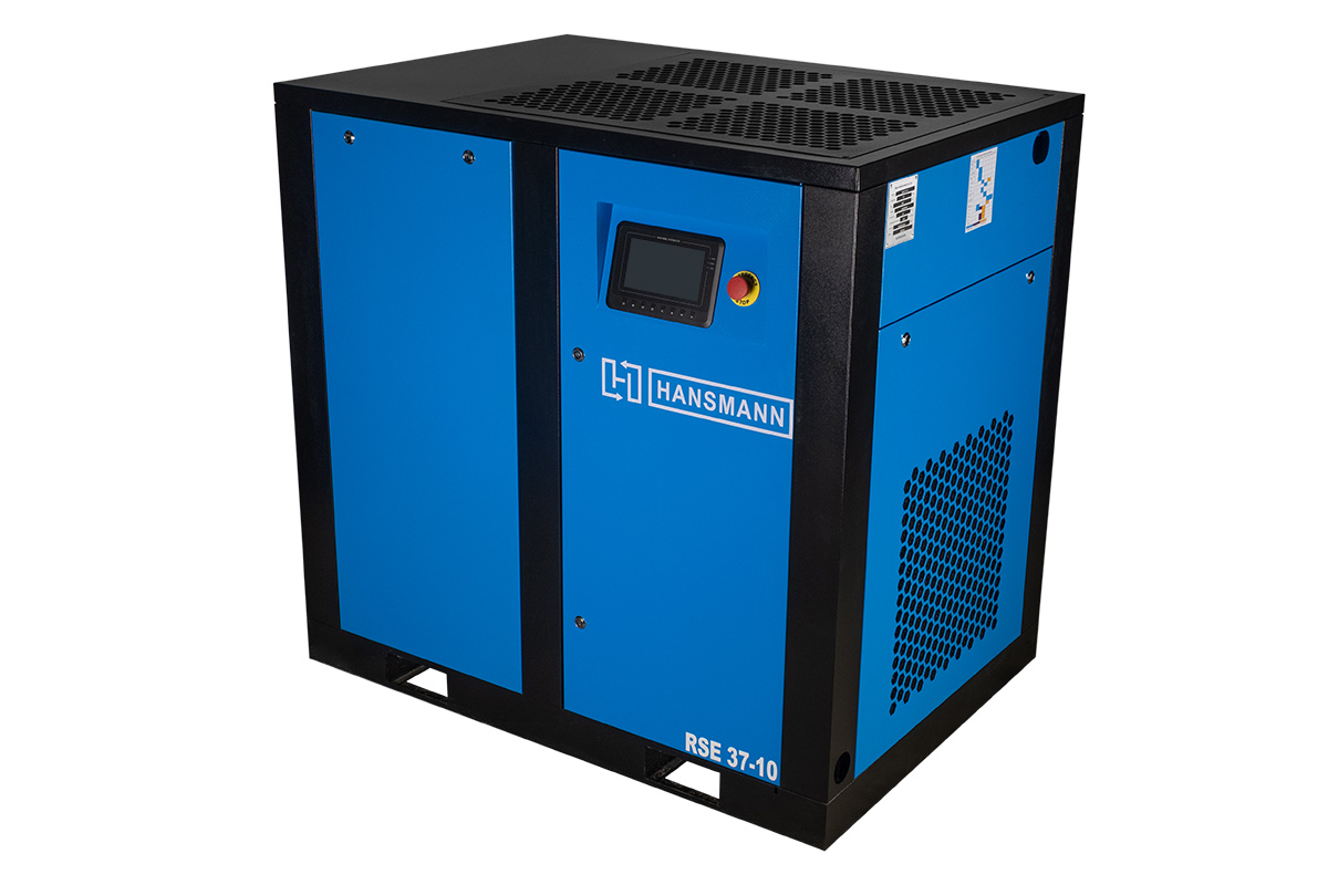 Компрессор винтовой Hansmann RSE37-10 с частотным преобразователем - фото