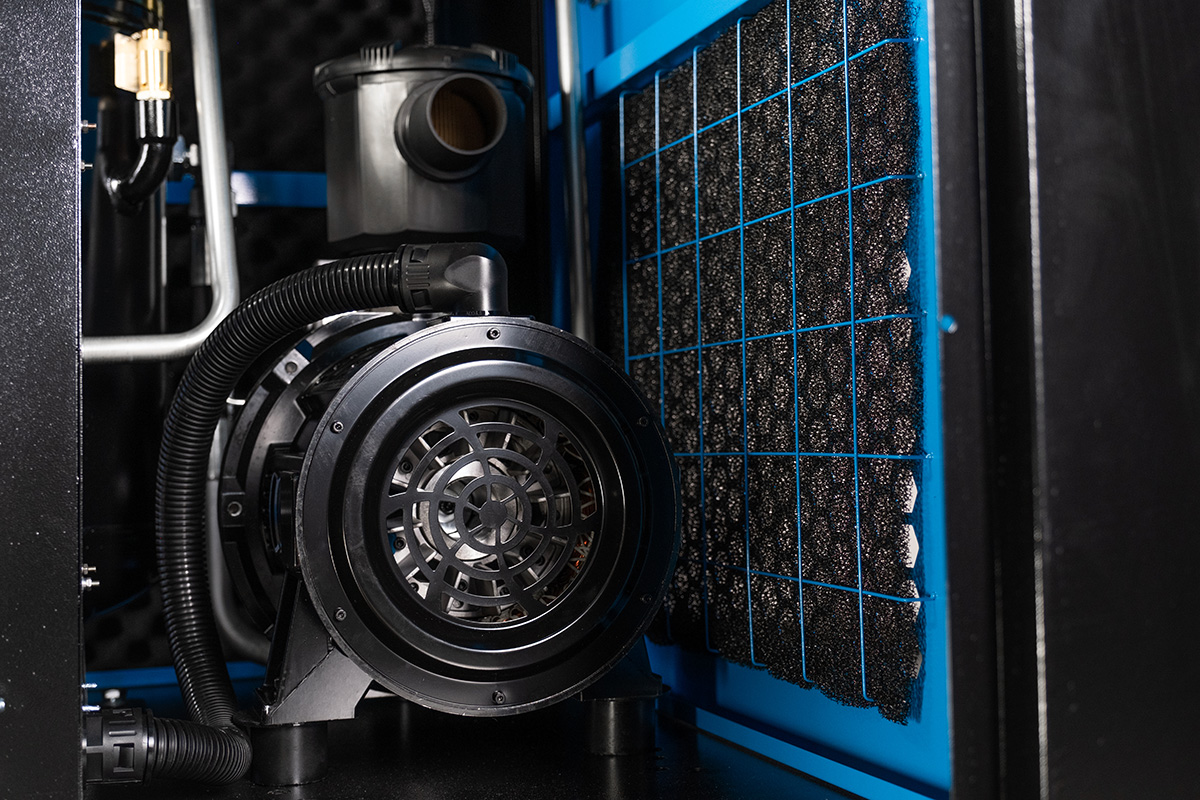 Компрессор винтовой Hansmann RSE11-8 с частотным преобразователем - фото