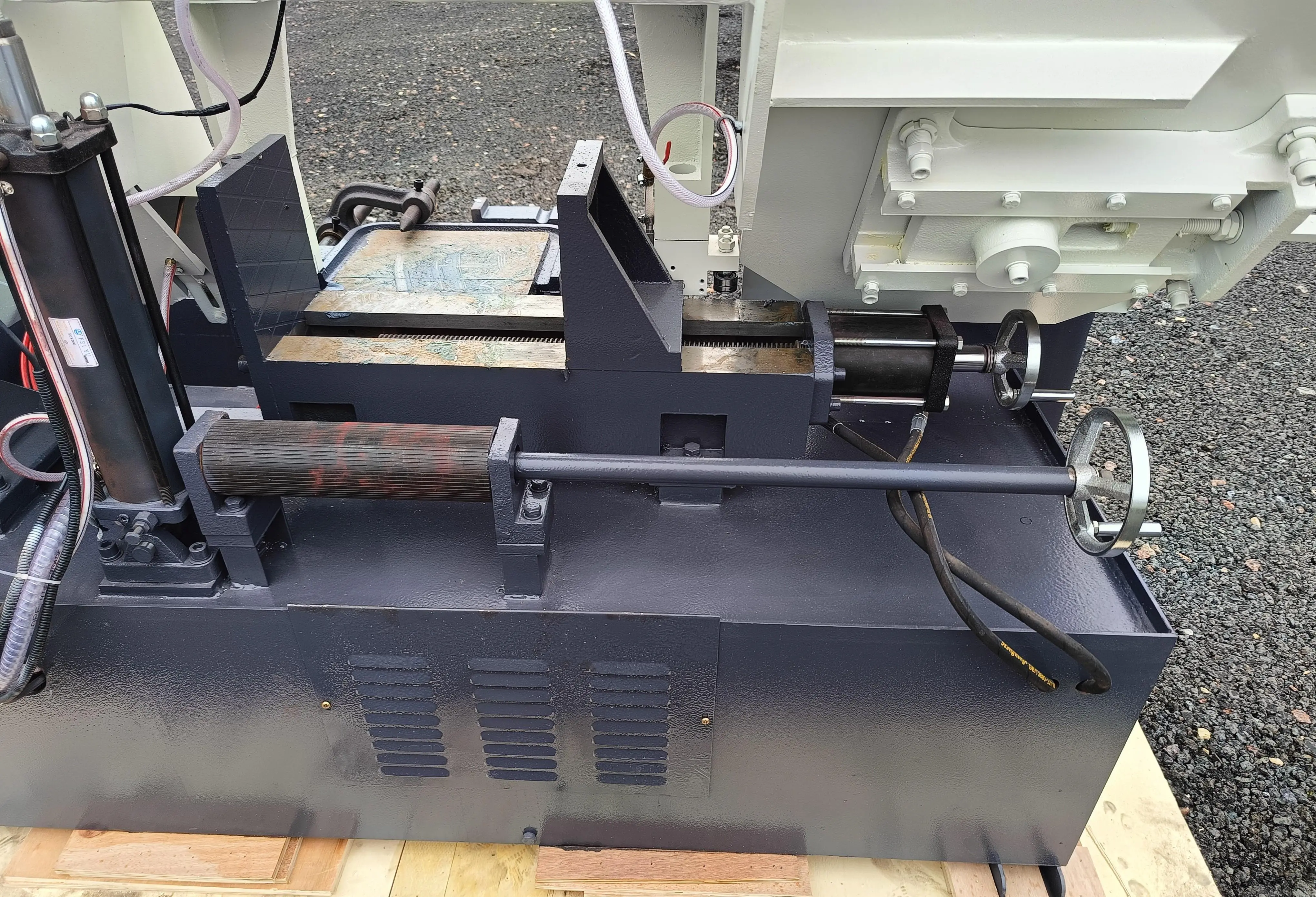 Станок ленточный полуавтоматический REALREZ GB4038 - фото