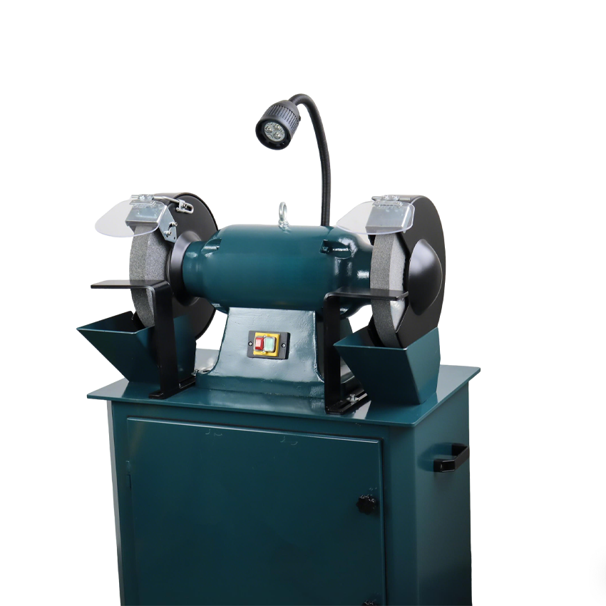 Двухдисковый шлифовальный станок с пылесосом AURA NM-250DC/380 - фото