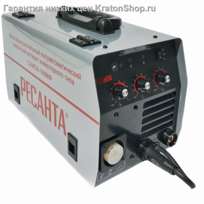 Сварочный аппарат инверторный полуавтоматический Ресанта САИПА - 190 МФ 