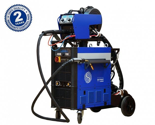 Инверторный сварочный полуавтомат Aurora PRO SKYWAY 500 DUAL PULSE с водяным охлаждением