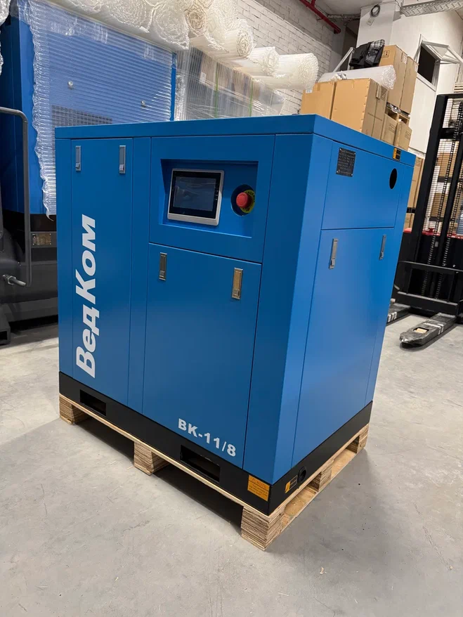 Компрессор винтовой ВедКом ВК 11/8 PM с частотным преобразователем - фото