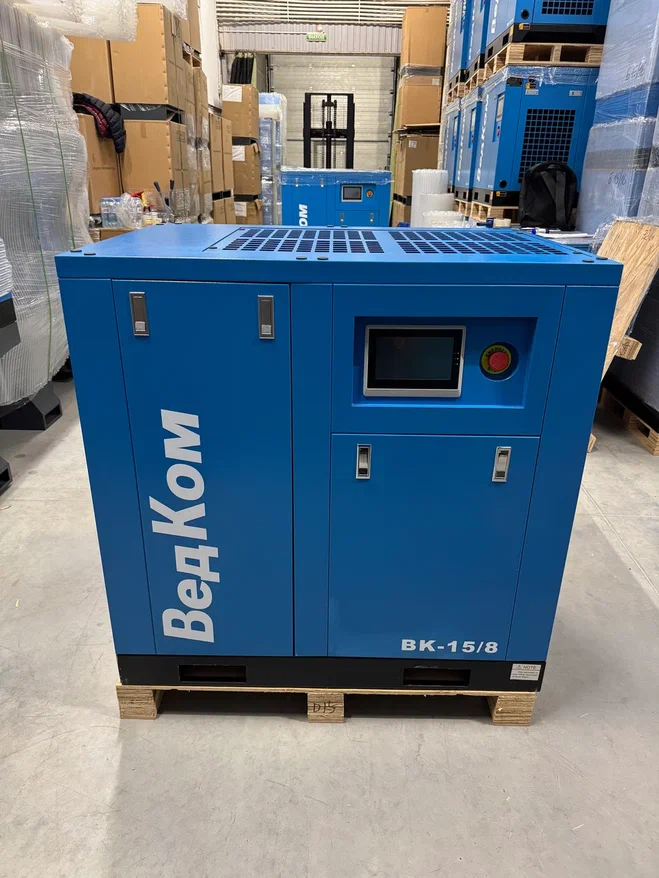 Компрессор винтовой ВедКом ВК 15/8 PM с частотным преобразователем - фото