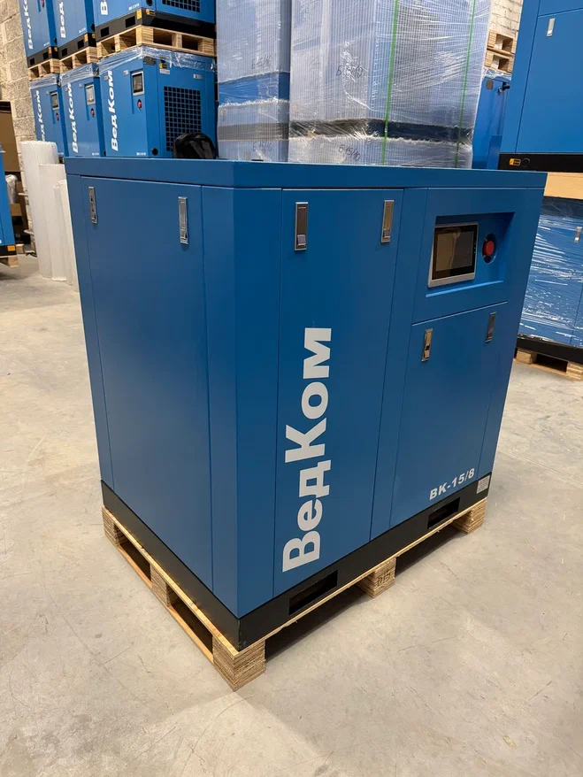 Компрессор винтовой ВедКом ВК 15/8 PM с частотным преобразователем - фото