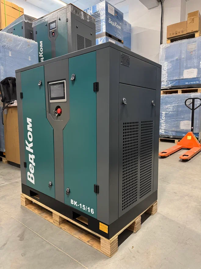 Компрессор винтовой ВедКом ВК 15/16 PM с частотным преобразователем - фото