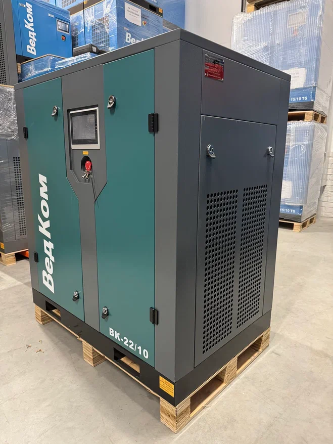 Компрессор винтовой ВедКом ВК 22/10 PM с частотным преобразователем - фото