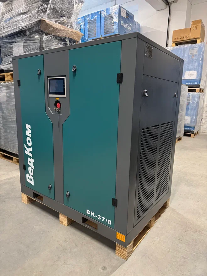 Компрессор винтовой ВедКом ВК 37/8 PM с частотным преобразователем - фото