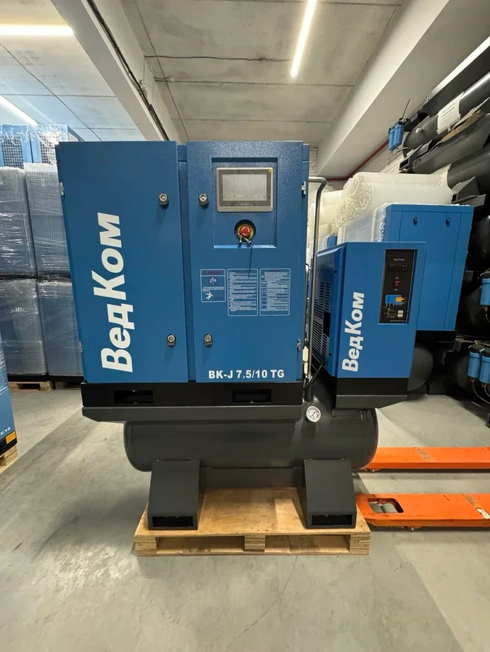 Компрессор винтовой ВедКом ВК-J 7.5/8 TG с частотным преобразователем - фото