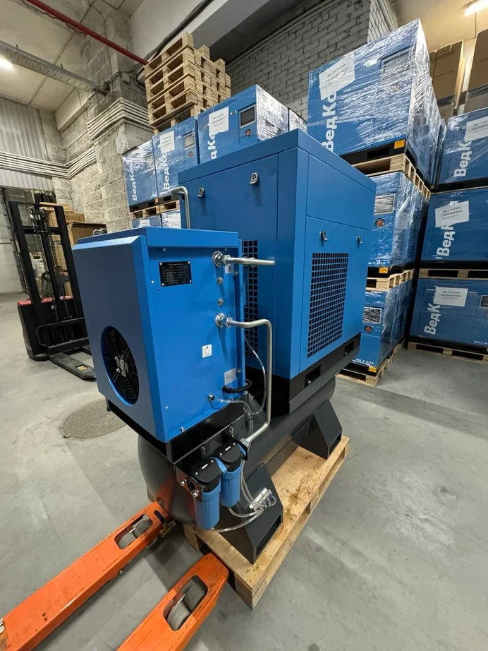 Компрессор винтовой ВедКом ВК-J 7.5/8 TG с частотным преобразователем - фото