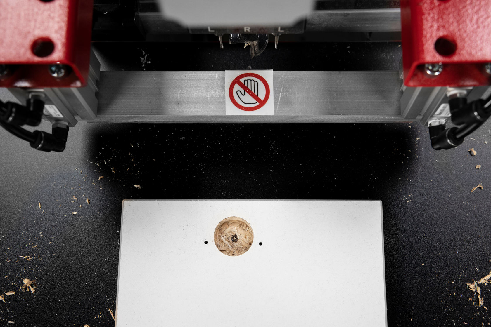 Присадочный станок с двумя шпинделями для горизонтального и вертикального сверления KROM SPS 1 PRO - фото