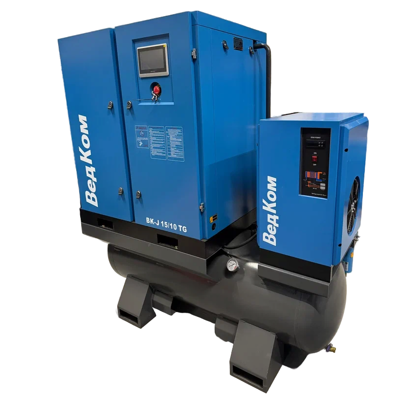 Компрессор винтовой ВедКом ВК-J 15/10 TG с частотным преобразователем