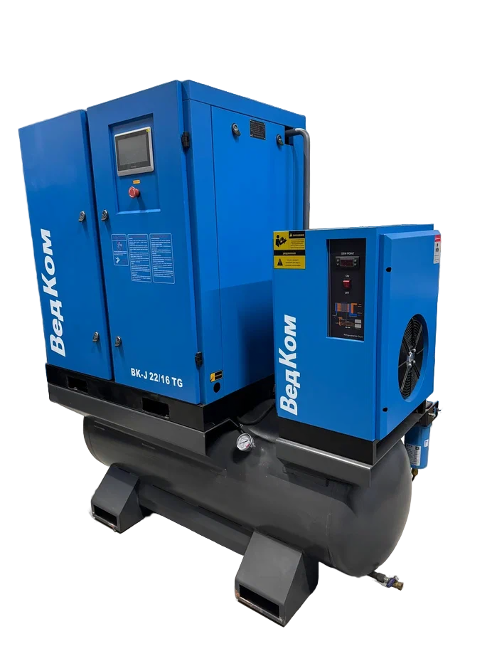 Компрессор винтовой ВедКом ВК-J 22/16 TG с частотным преобразователем