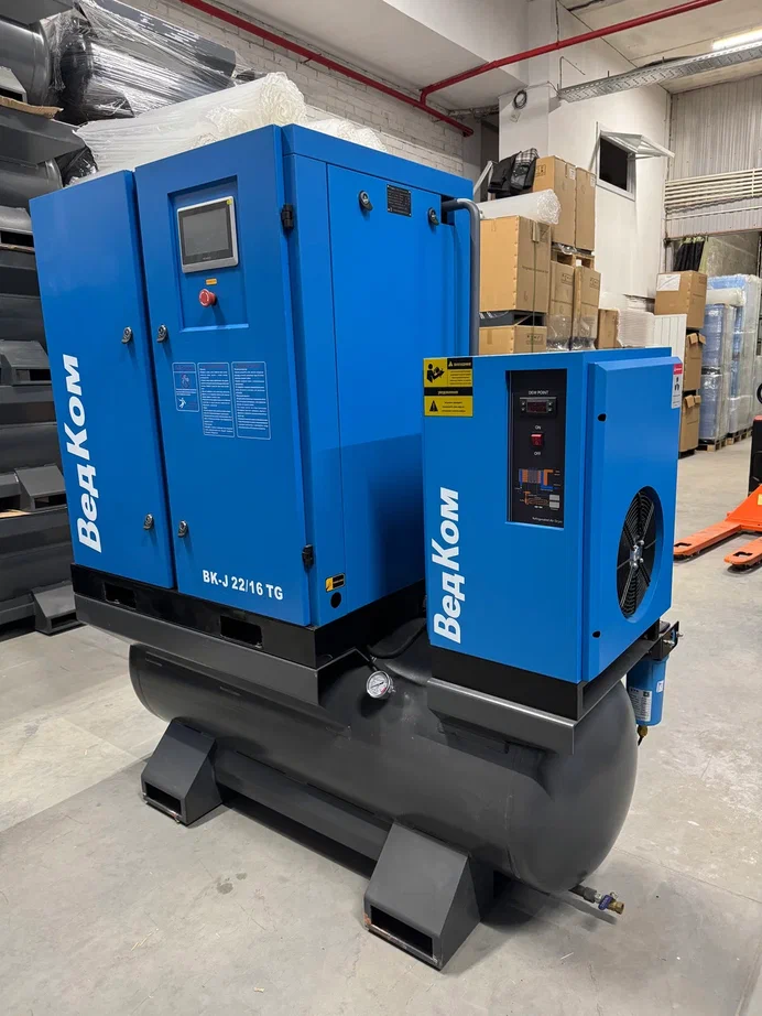 Компрессор винтовой ВедКом ВК-J 22/16 TG с частотным преобразователем - фото
