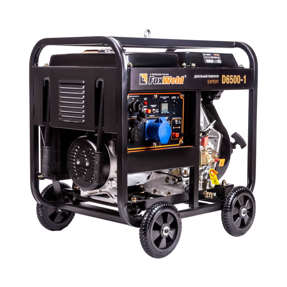 Электрогенератор дизельный FOXWELD EXPERT D6500-1 - фото