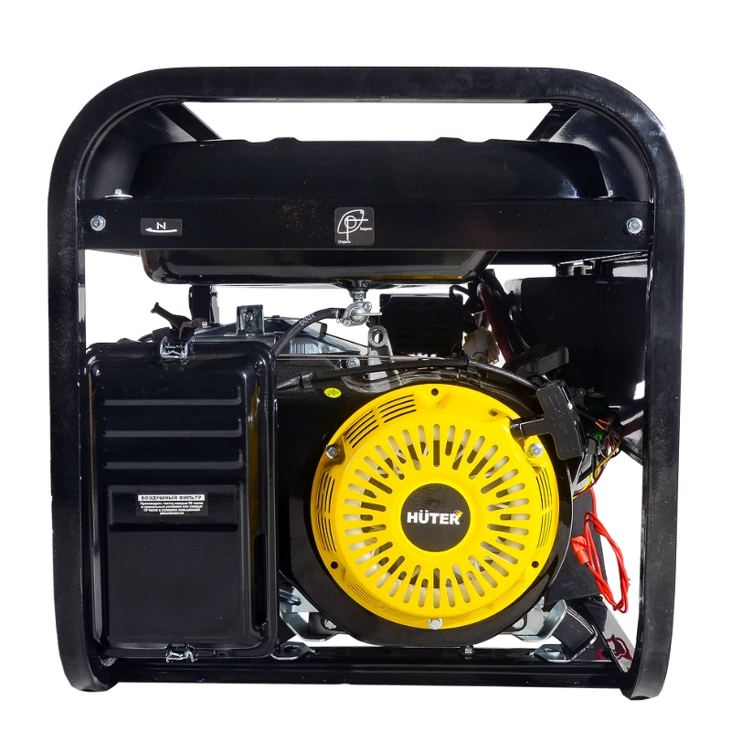 Электрогенератор бензиновый Huter DY6500LXW + с функцией сварки, с колёсами - фото