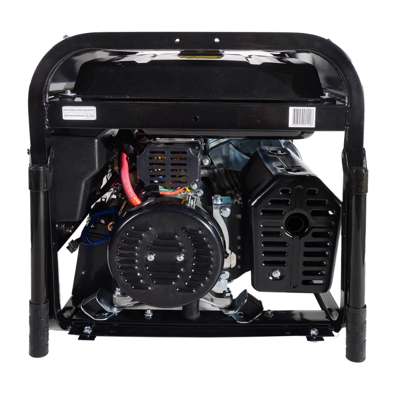 Электрогенератор бензиновый Huter DY6500LXW + с функцией сварки, с колёсами - фото