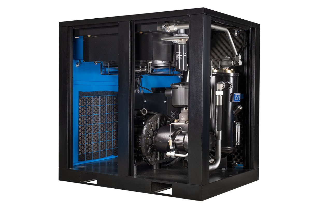 Компрессор винтовой Hansmann RSE30-8 с частотным преобразователем - фото