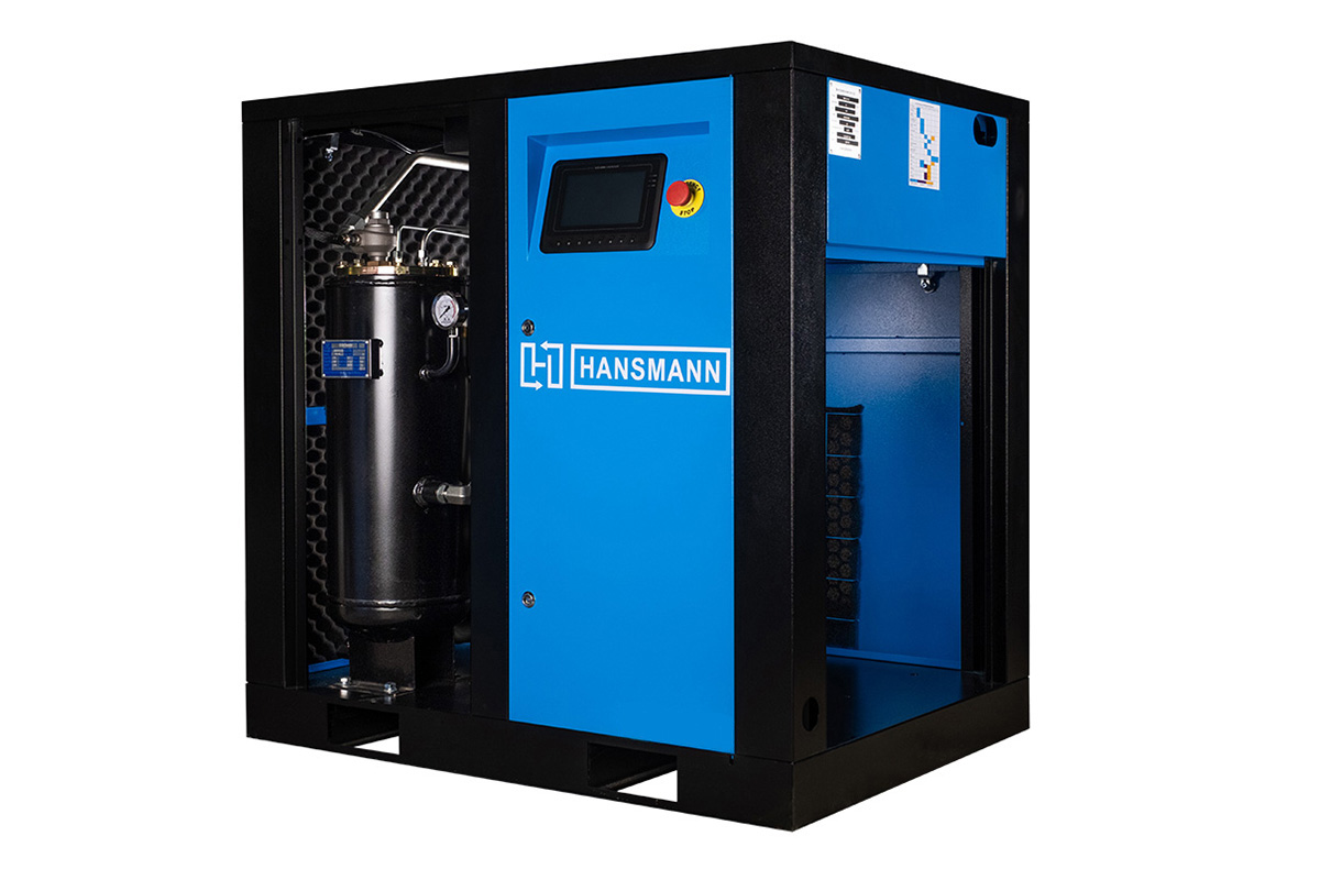 Компрессор винтовой Hansmann RSE18.5-10 с частотным преобразователем - фото