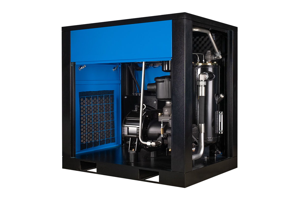 Компрессор винтовой Hansmann RSE18.5-12 с частотным преобразователем - фото