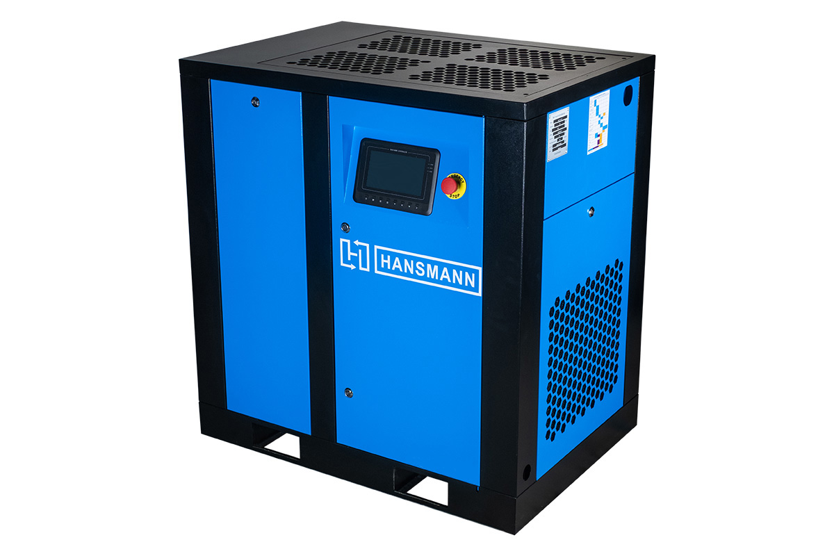 Компрессор винтовой Hansmann RSE11-8 с частотным преобразователем - фото