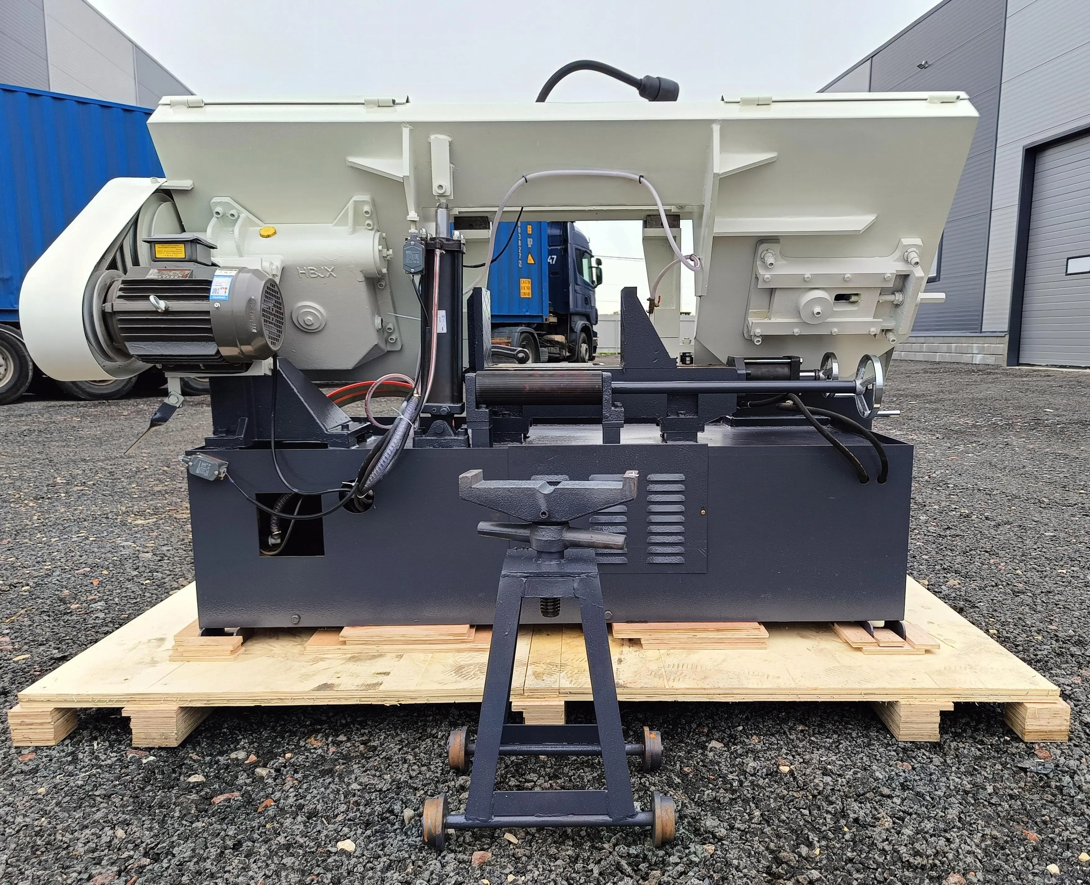 Станок ленточный полуавтоматический REALREZ GB4038 - фото