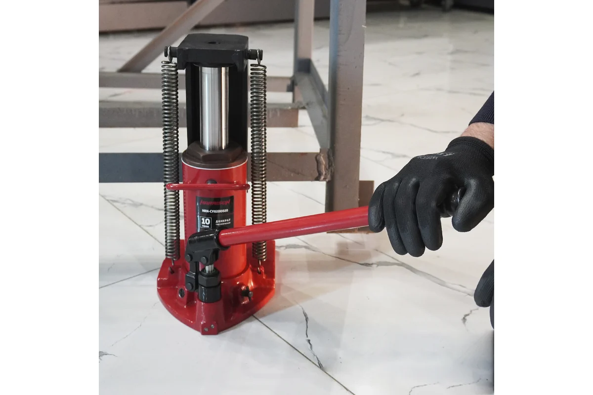 Домкрат гидравлический грузовой с низким подхватом Harrison Toe Jack HRH-CY11000102 - фото