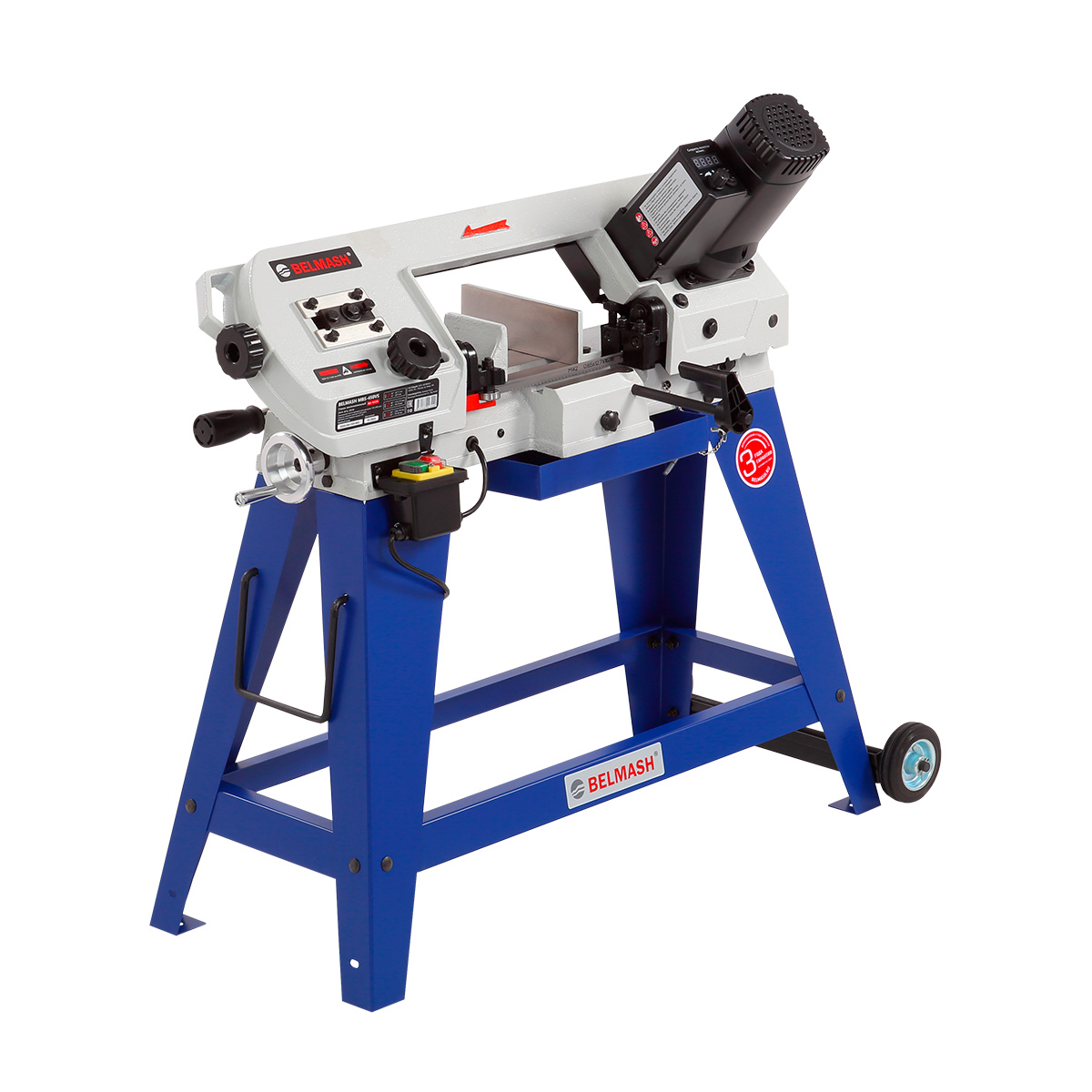 Ленточная пила по металлу BELMASH MBS-450VS - фото