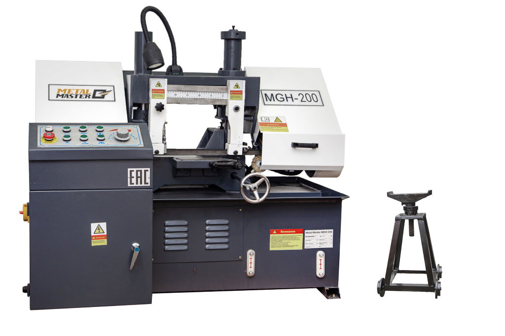 Двухколонный полуавтоматический ленточнопильный станок Metal Master MGH-200