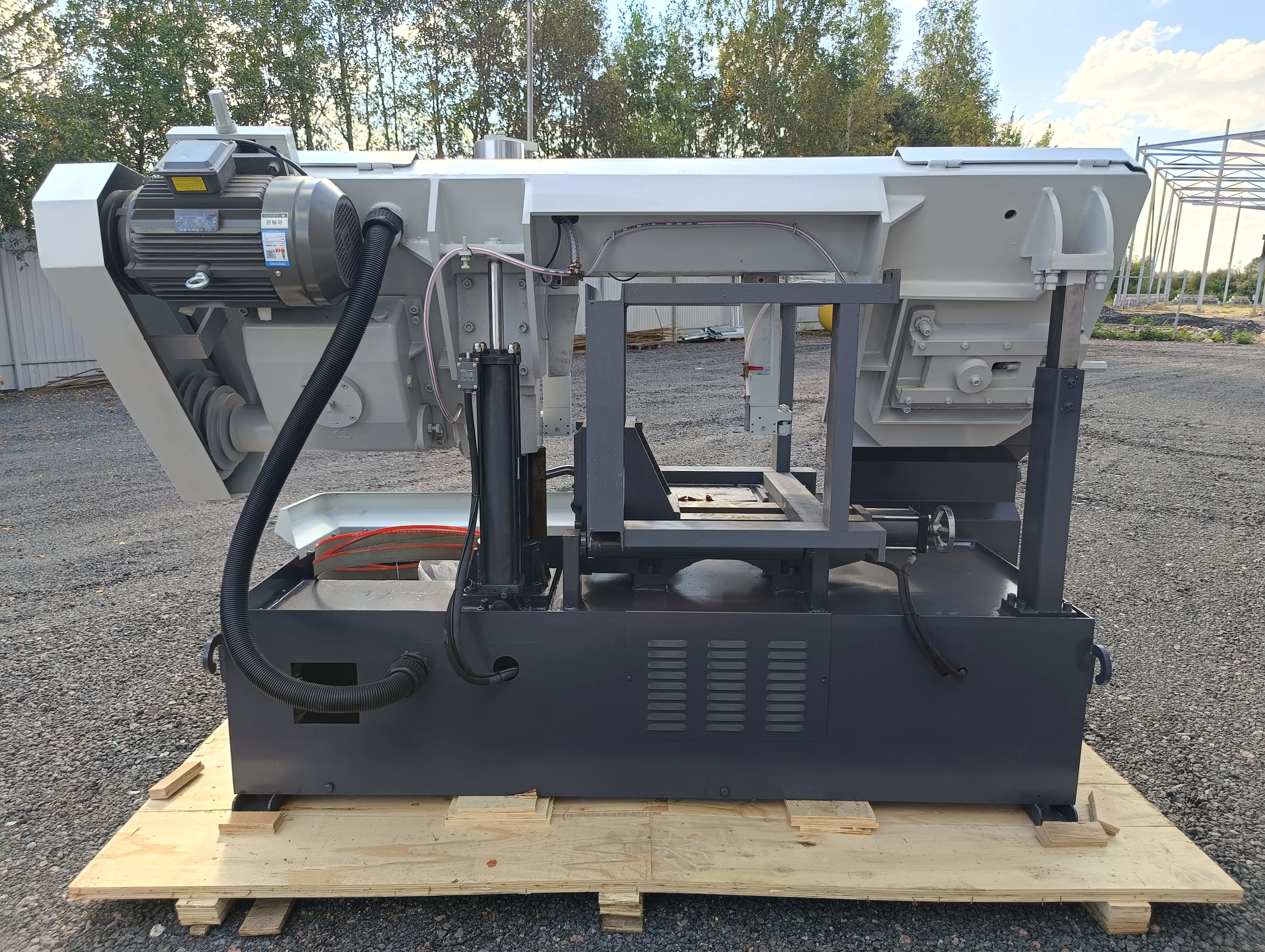 Станок ленточный полуавтоматический REALREZ GB4240/50 - фото