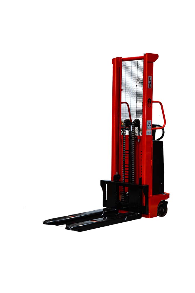 Штабелер гидравлический с электроподъемом TOR 10/35, 1 Т 3,5 М (CTD) - фото