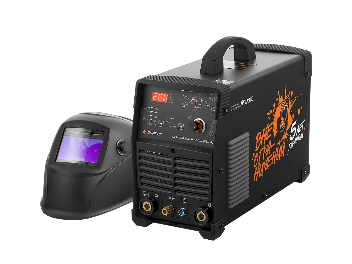 Аппарат аргонодуговой сварки Сварог REAL TIG 200 P AC/DC BLACK (E201B) - фото