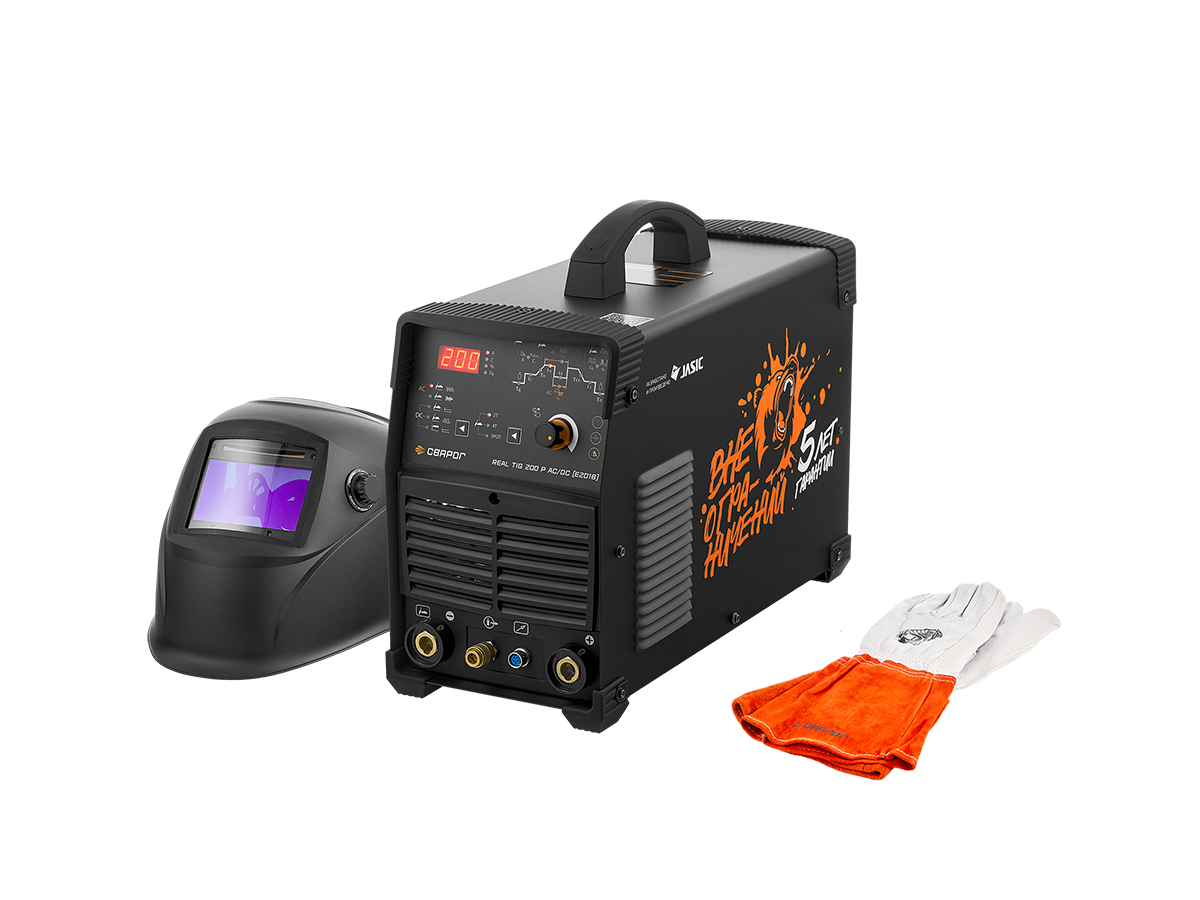 Аппарат аргонодуговой сварки Сварог REAL TIG 200 P AC/DC BLACK (E201B) - фото