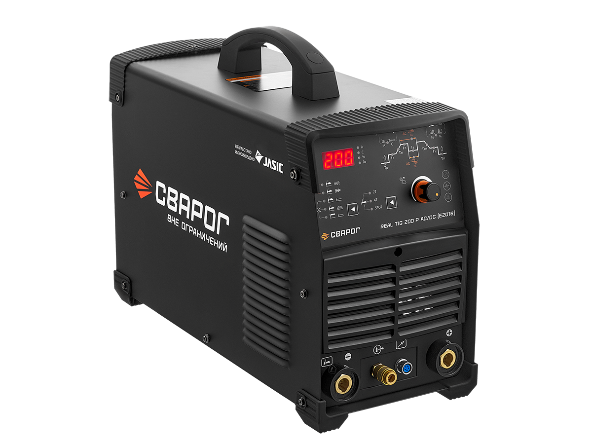 Аппарат аргонодуговой сварки Сварог REAL TIG 200 P AC/DC BLACK (E201B) - фото