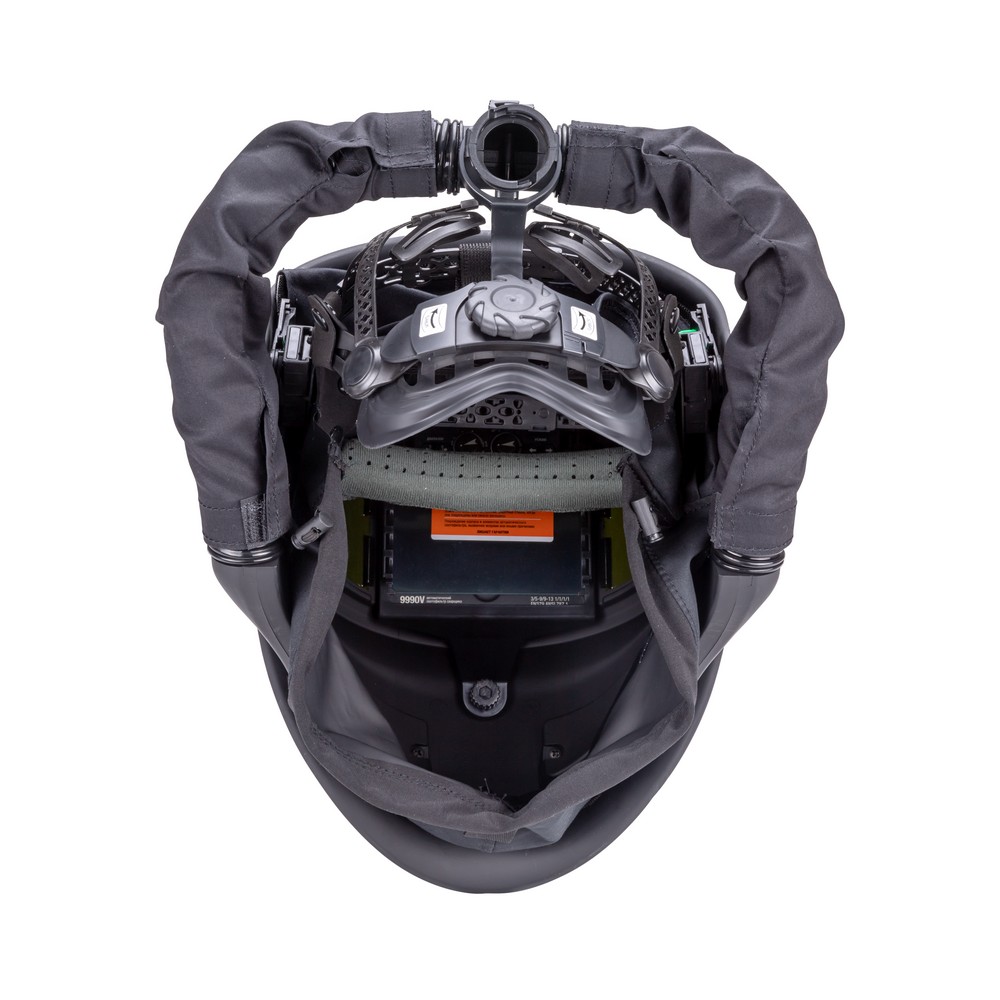 Маска сварщика хамелеон FoxWeld GUARDIAN "ЧЕРНАЯ" (Ф-Р 9990V, ВНУТР. РЕГ.) С ТУРБОБЛОКОМ GUARDIAN AIR - фото