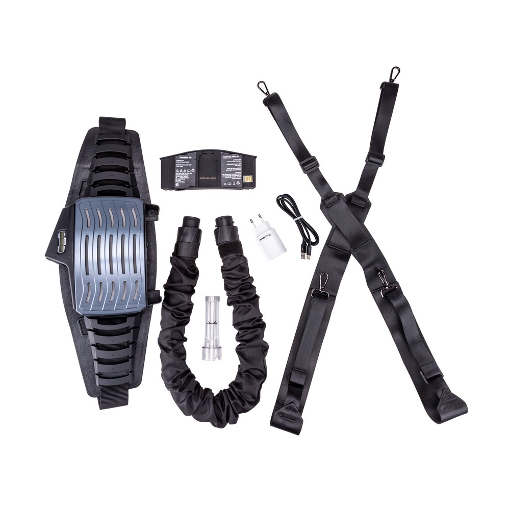 Маска сварщика хамелеон FoxWeld GUARDIAN "ЧЕРНАЯ" (Ф-Р 9990V, ВНУТР. РЕГ.) С ТУРБОБЛОКОМ GUARDIAN AIR - фото