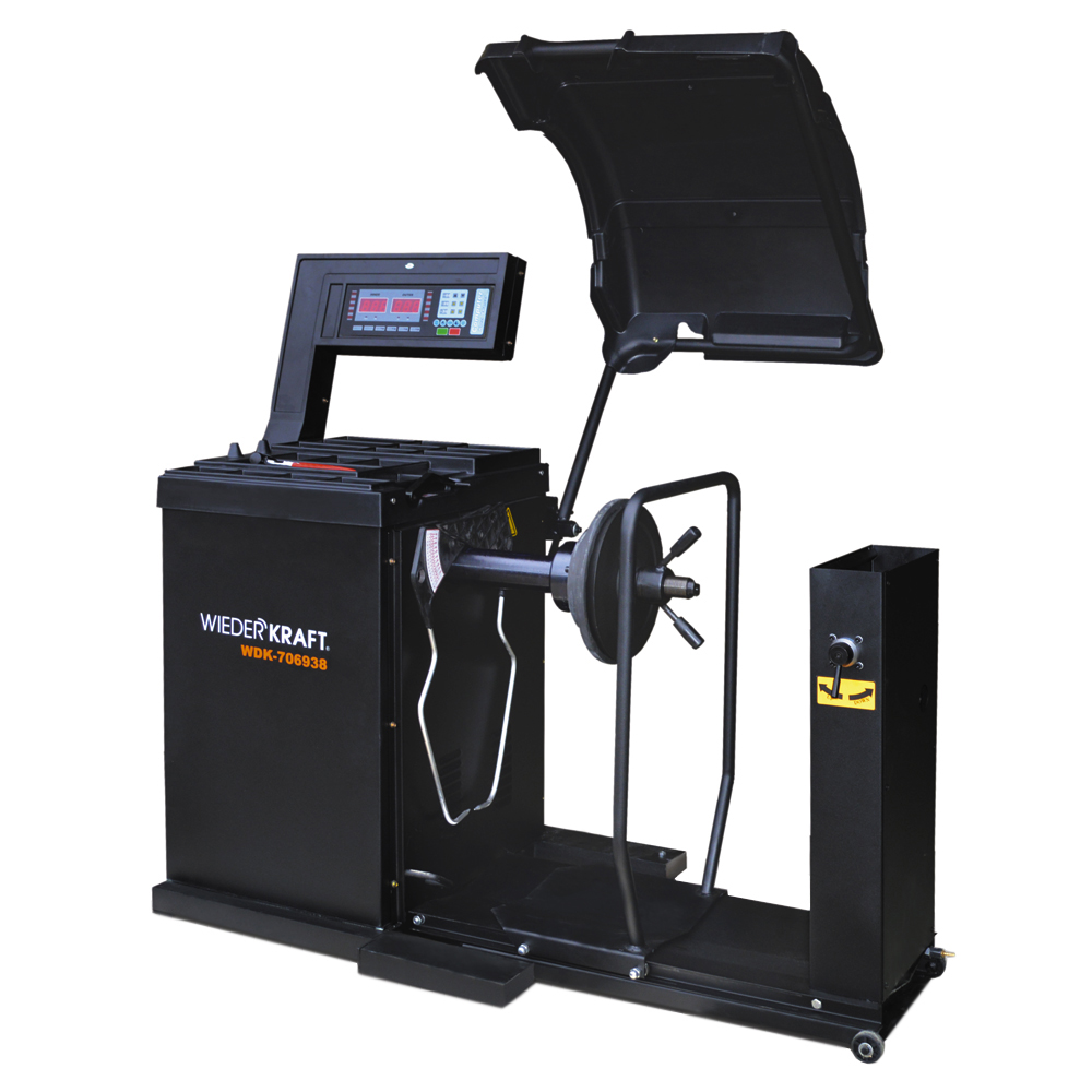 Грузовой балансировочный станок с пневматическим подъемным механизмом Wieder Kraft WDK-706938 - фото
