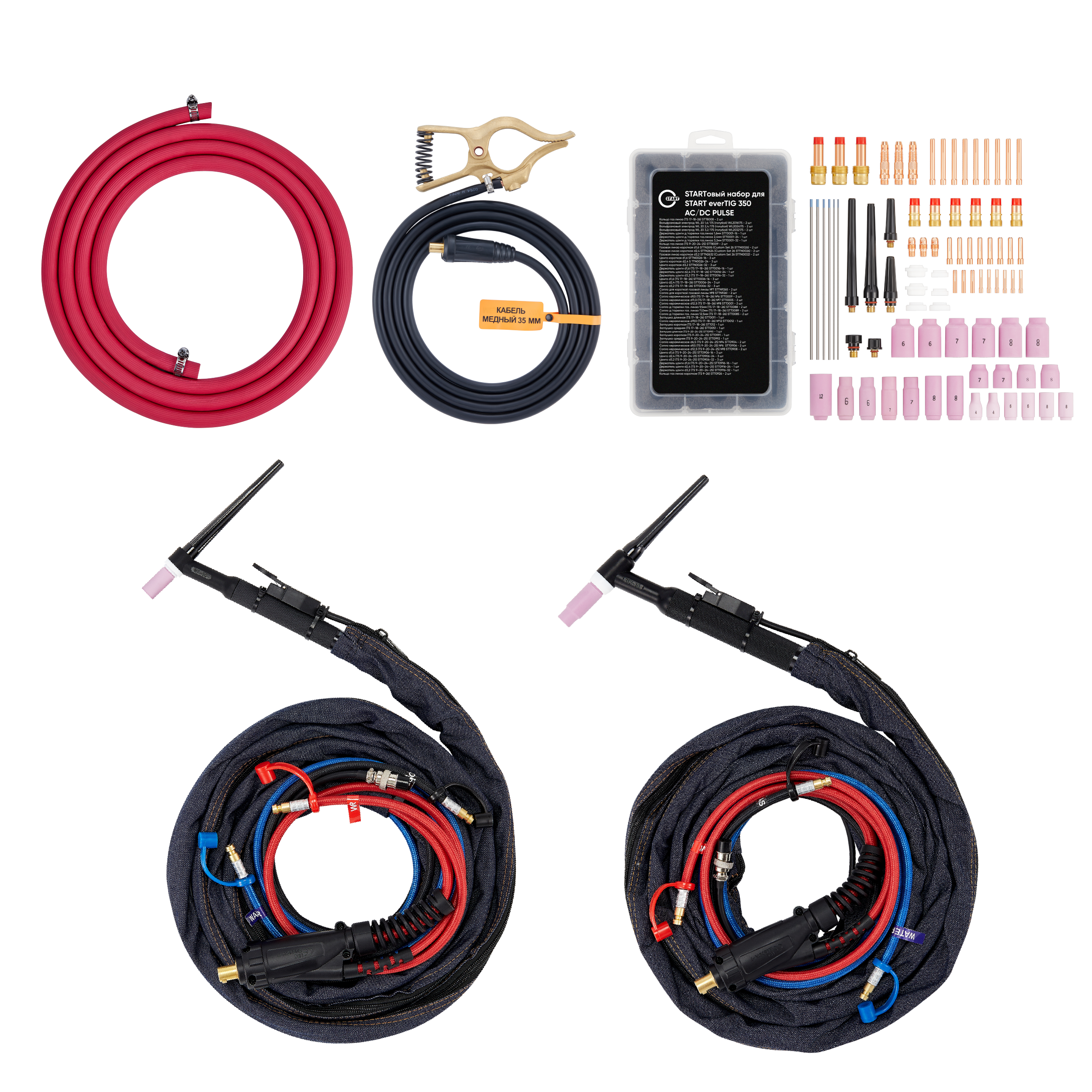 Аппарат аргонодуговой сварки START everTIG 350 AC/DC PULSE 3ST350EAP - фото