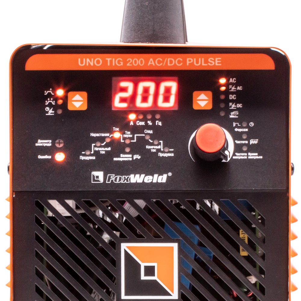 Аппарат аргонодуговой сварки FoxWeld UNO TIG 200 AC/DC Pulse - фото