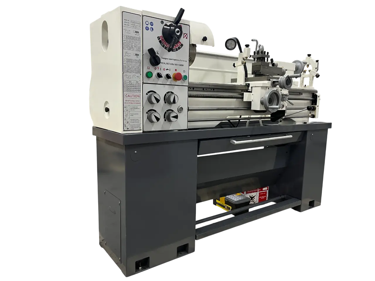 Станок токарный REALREZ 330x1000 1500W - фото