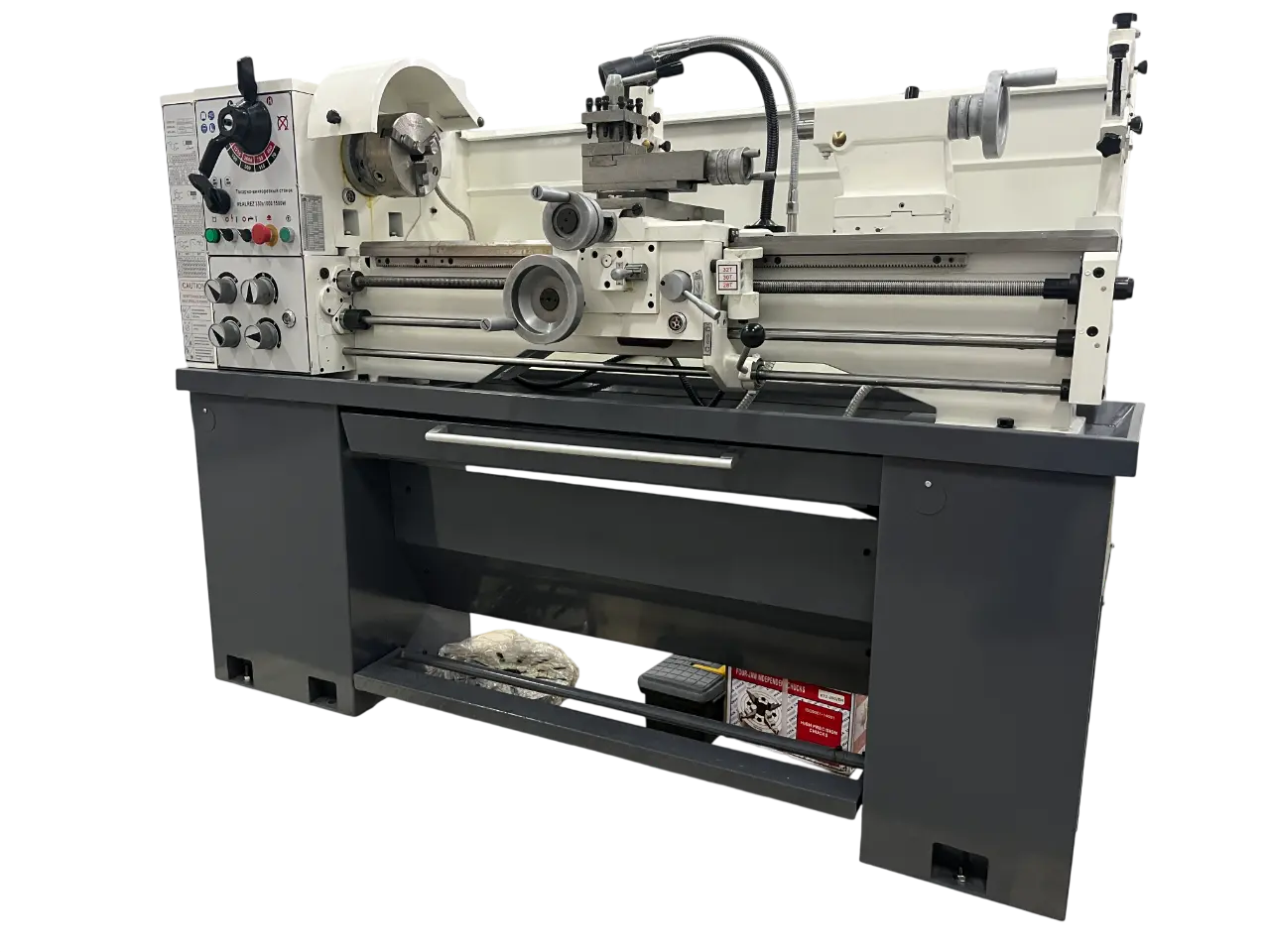 Станок токарный REALREZ 330x1000 1500W - фото