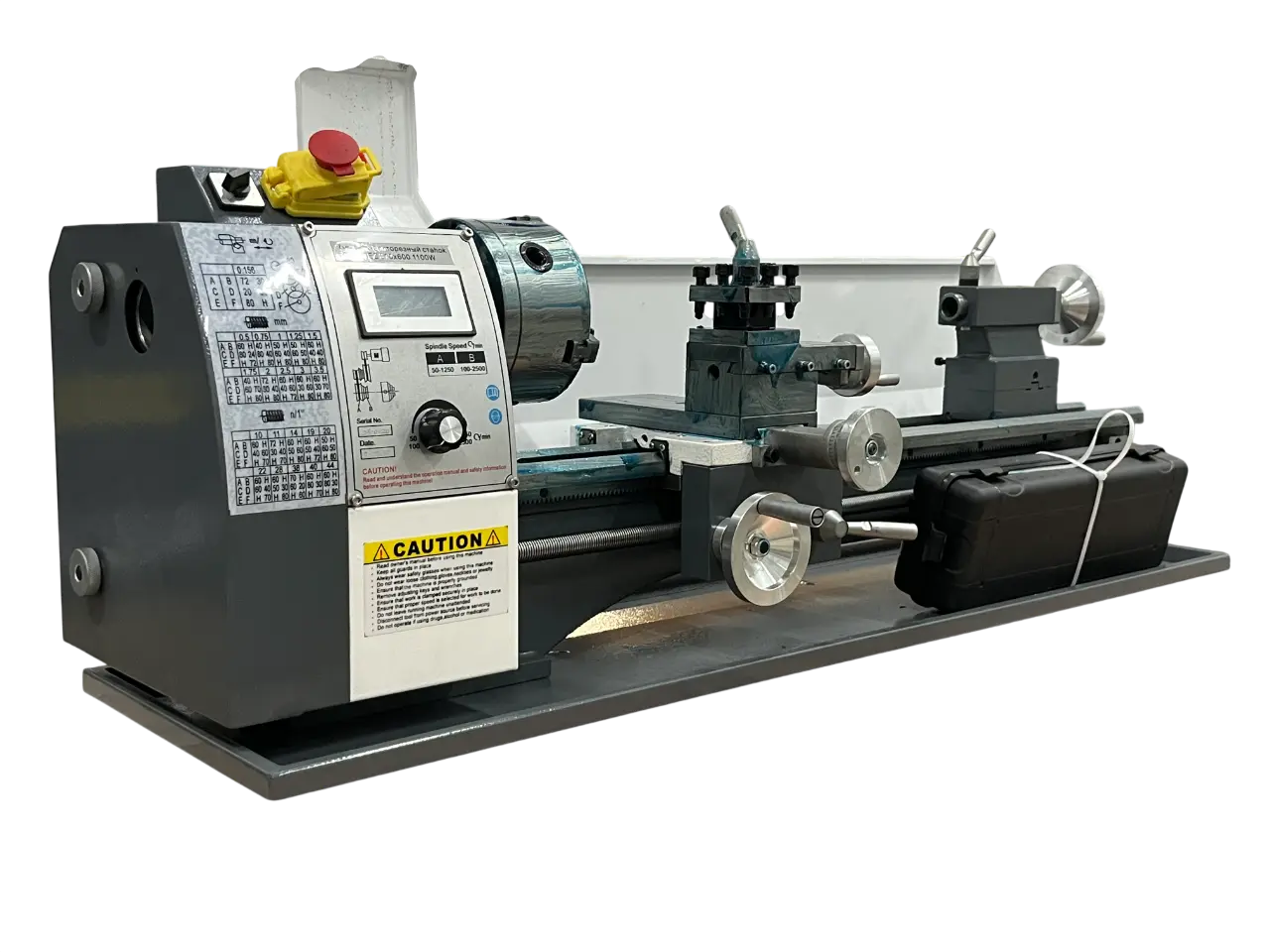 Станок токарный REALREZ 210x600 1100W - фото