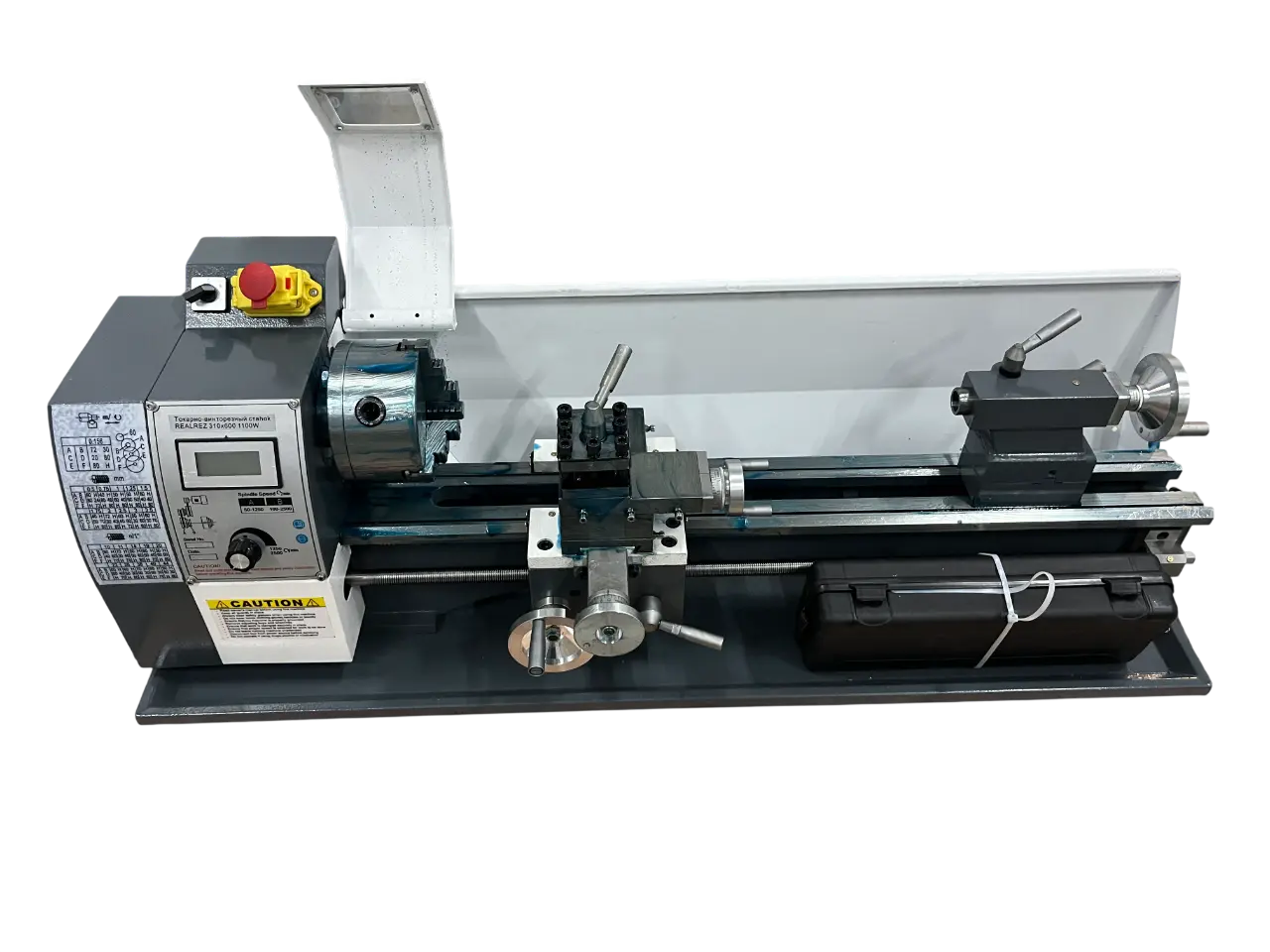 Станок токарный REALREZ 210x600 1100W - фото