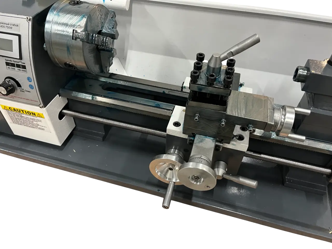 Станок токарный REALREZ 210x400 750W - фото