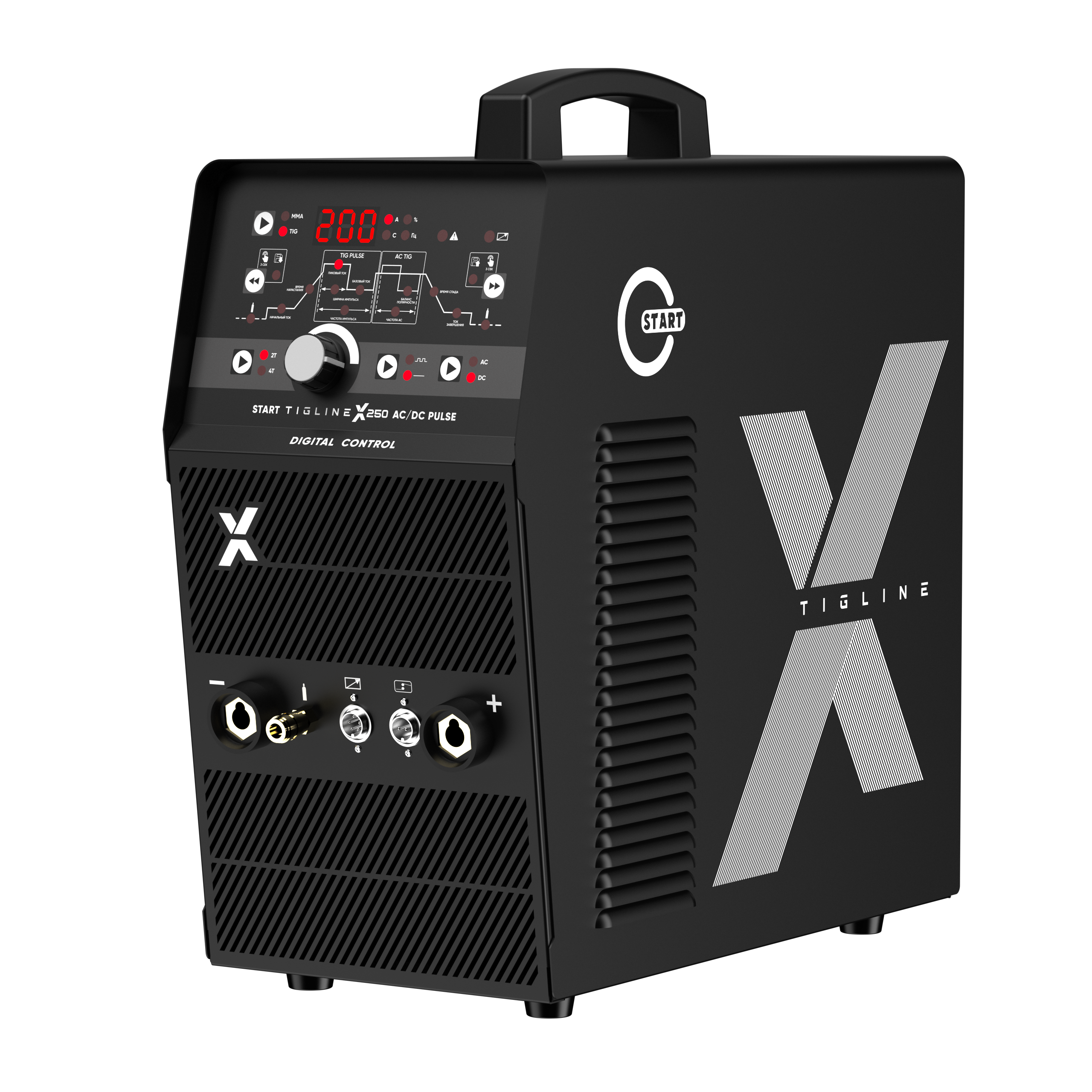 Аппарат аргонодуговой сварки START TigLine X250 AC/DC PULSE 3STX250AP - фото