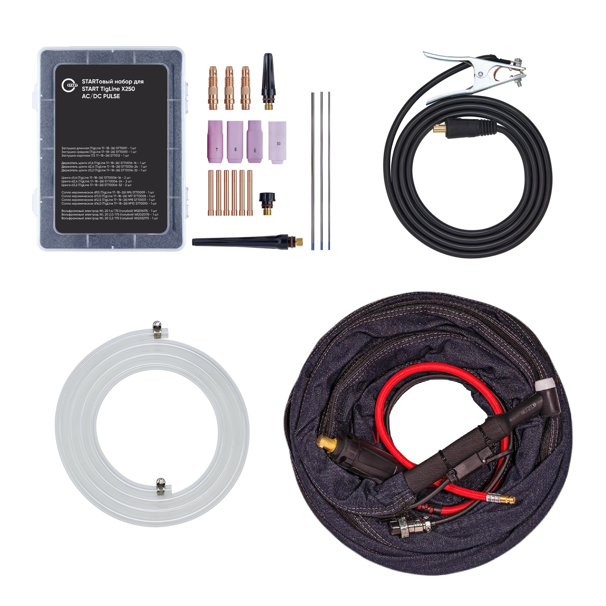 Аппарат аргонодуговой сварки START TigLine X250 AC/DC PULSE 3STX250AP - фото